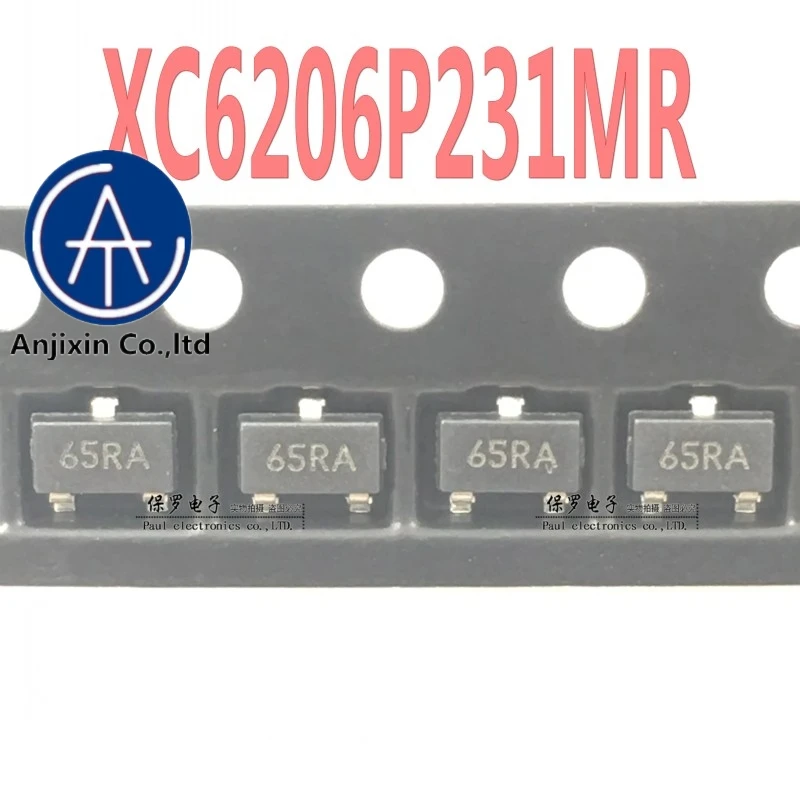 

10pcs 100% orginal and new voltage regulator chip XC6206P231MR-G XC6206P231MR silk screen 65RA SOT-23 original in stock