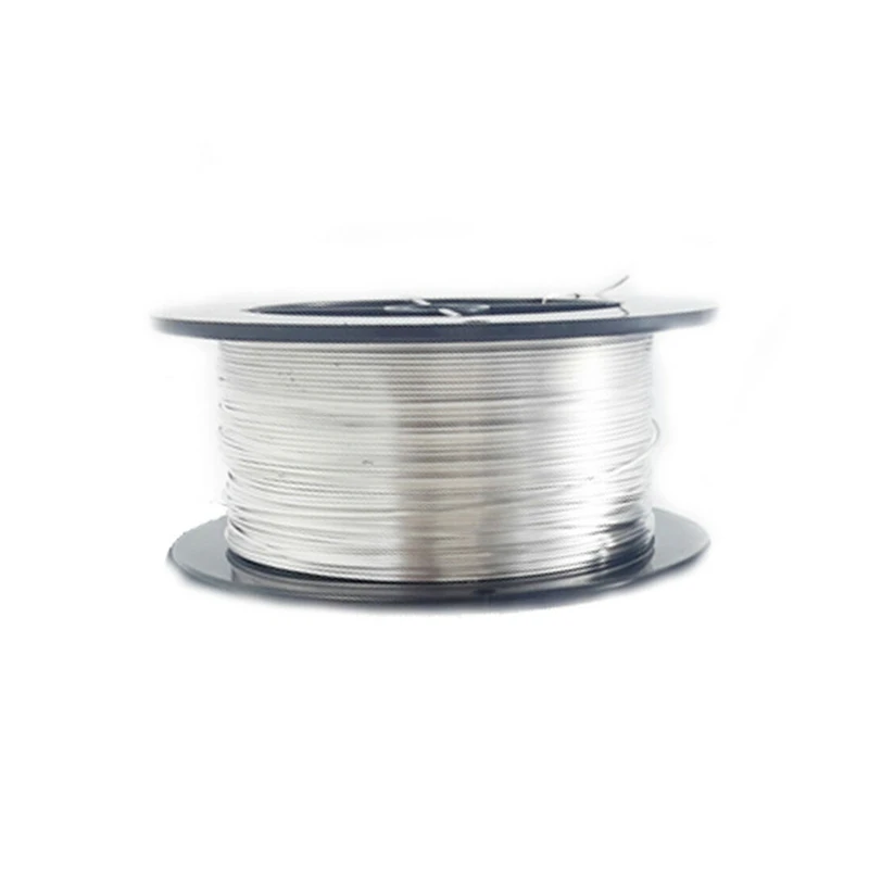 High pure 4N silver wire 99.99% metal wire Ag industry braid silk D0.01 mm - D3.0 mm 99.99 pure solid round sterling silver wire (6)