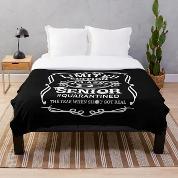 

Limited Edition Class 2020 Senior Quarantine Throw Blanket Soft Sherpa Blanket Bed Sheet Single Knee Blanket Office Nap Blanket