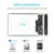 ORICO 2.5" Transparent HDD/SSD Case Type C SATA to USB3.1 Gen2 10Gbps External Hard Drive Enclosure Support UASP Protocol