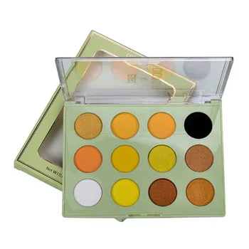 

12 Colors Matte EyeShadow Powder Waterproof Smudge-proof Shimmer Eyeshadow Palette