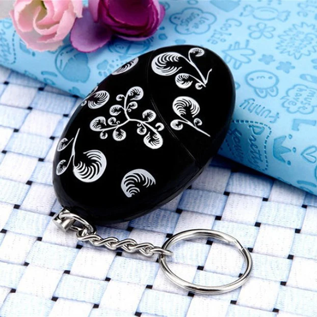 

Egg-shaped self-defense key chain alarm safety outdoor personal protection alarm personal safety scream loud loud personal alarm