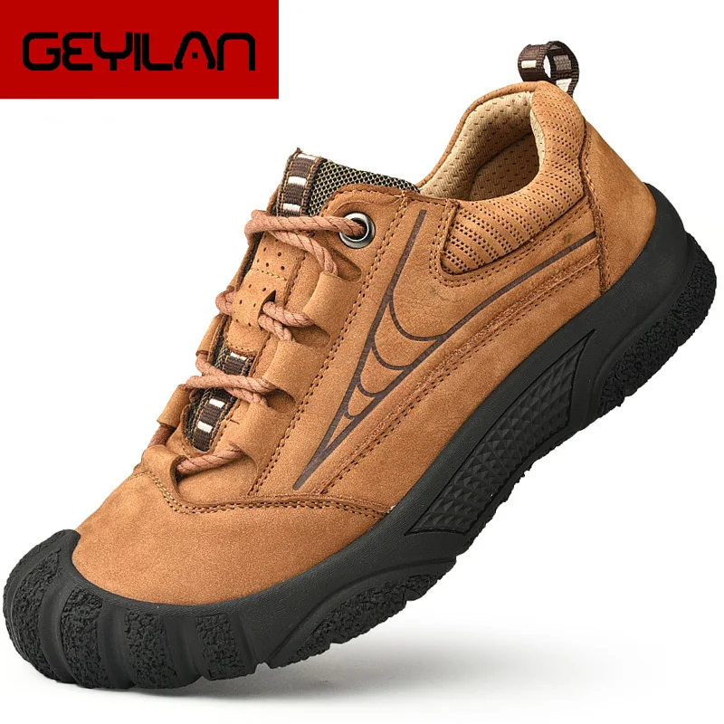 

Classic Men's Casual Shoes Genuine Leather Men Loafers Outdoor Thick Sole Male Moccasins Autumn Comfortable Breathable Man Flats