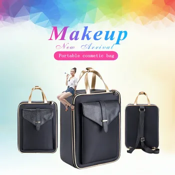 

Cosmetic bags Four layers makeup artist and makeup bag hand beauty tattoo embroidery box Beauty tools