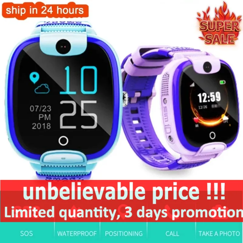 Детские Смарт часы с камерой SIM картой функцией отслеживания вызовов и