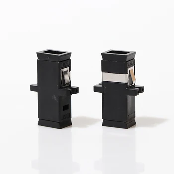 

Multi Mode MTRJ Fiber optic Adapter SC Optical fiber coupler SM SC UPC/APC Fiber flange SC connector Black