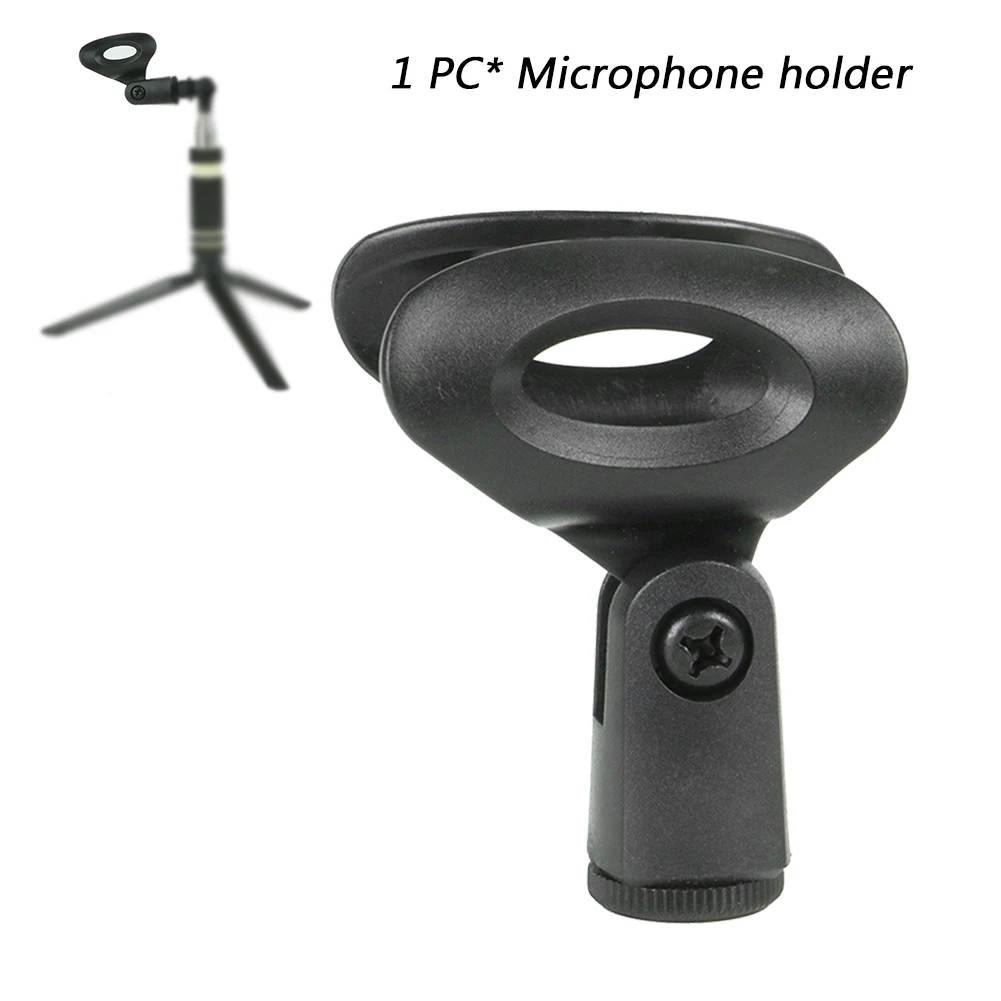 

Multifunction Microphone Holder Rotatable Adjustable Mic Bracket Stand Accessories Universal Portable Stage Use Clip Stand