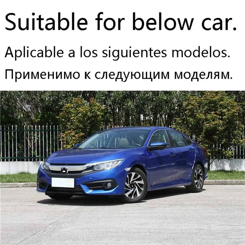 Автомобильный модифицированный хромированный чехол для окна кузова крыла