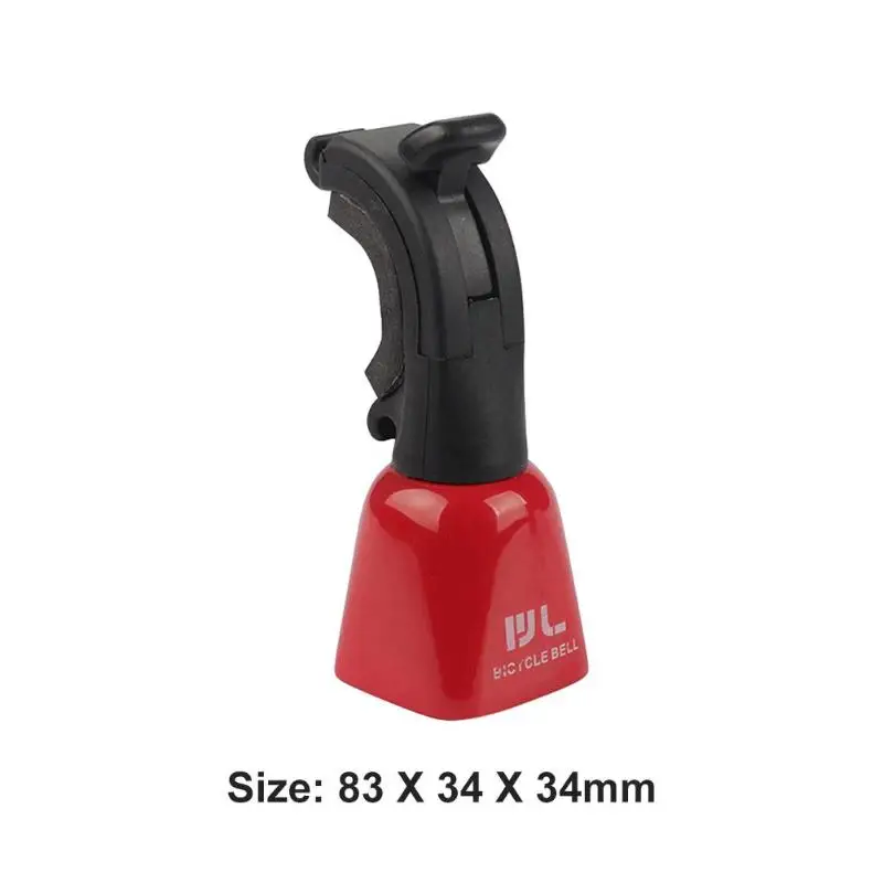 Велосипедное кольцо для руля из медного сплава, велосипедный аварийный сигнал, четырехступенчатый Регулируемый картонный режим упаковки - Цвет: Красный