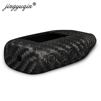 Custodia portachiavi a distanza con allarme in Silicone al carbonio da 10 pezzi per Scher Khan Scherkhan Magicar THOR 5 6 M5 sensore LCD a 2 vie proteggi la copertura - Custodia portachiavi a distanza con allarme in Silicone al carbonio da 10 pezzi per Scher