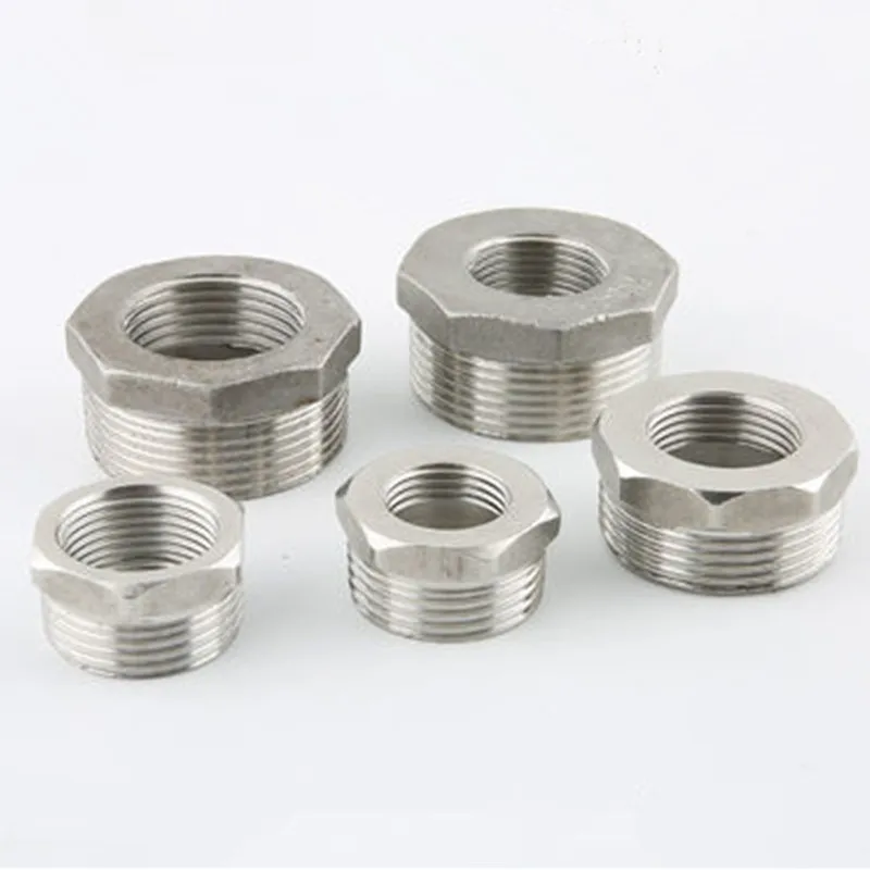 

Tonifying Heart Reducer Bushing 1/8" 1/4" 3/8" 1/2" BSP Male/Female Thread SS304 Stainless Steel Pipe Fittings For Water Gas Oil