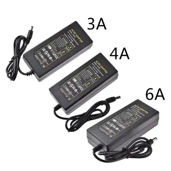 

12V 3A/4A/6A Power Supply Adapter Transformer LED Strip Light Charger Lighting LED Driver Switch