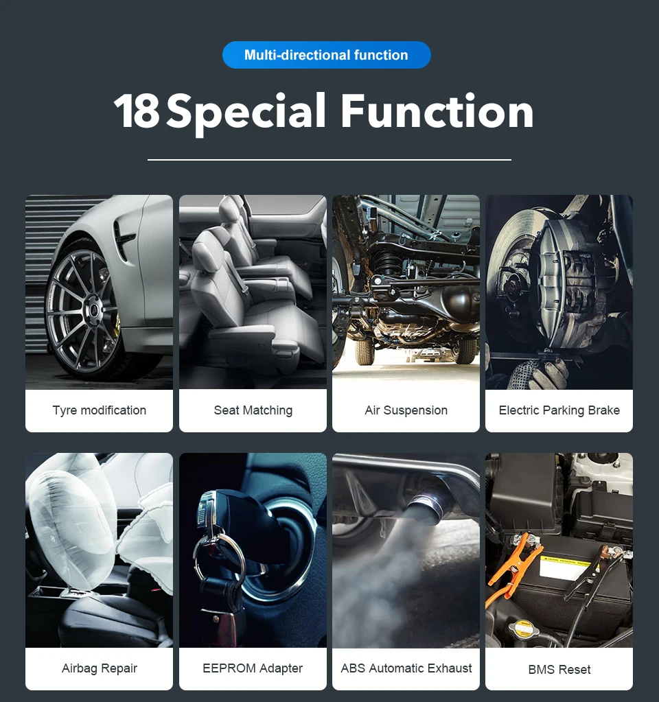 Диагностический инструмент XTOOL PS80 Lite OBD2 система полной диагностики адаптер IMMO ABS
