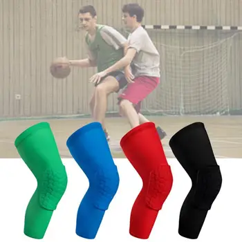 

1PC Basketball Knee Pads Sleeve Honeycomb Brace Elastic Kneepad Protective Gear Volleyball Support