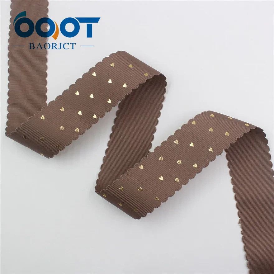 OOOT BAORJCT I-19729-1759, 38 мм, 10 ярдов сплошной цвет горячего тиснения лук-узел корсажные ленты, лук крышка DIY аксессуары украшения - Цвет: I-19729-1768