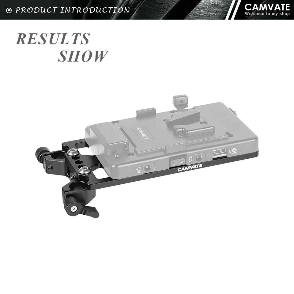 câmera dslr v-lock montagem power splitter montagem