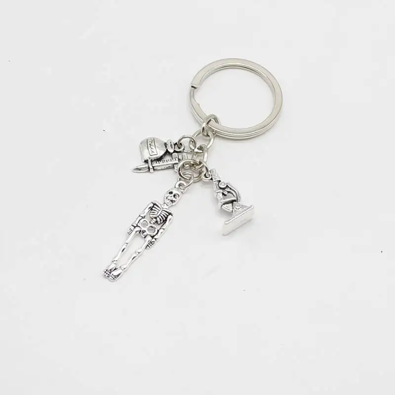 1 Science Keychain Student Medical Nurse Graduation Jewelry Bio Gifts for Teacher's | Украшения и аксессуары