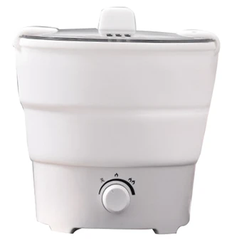 

Foldable Electric Frying Pan Kettle Heated Food Container Heated Lunch Box Cooker Portable Multifunctional Thermal Cooker US Plu