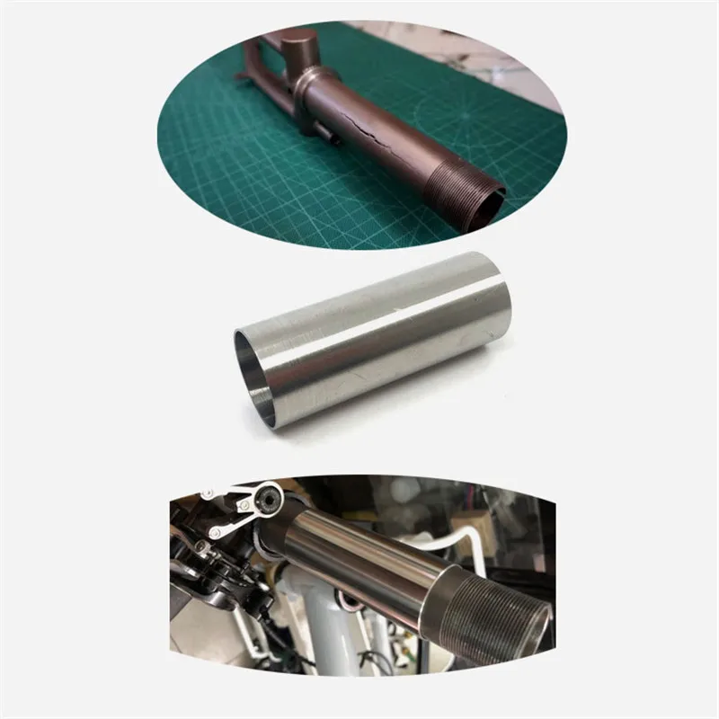 

Folding bicycle titanium head tube aging broken burst repair titanium alloy bushing for brompton titanium protective sleeve