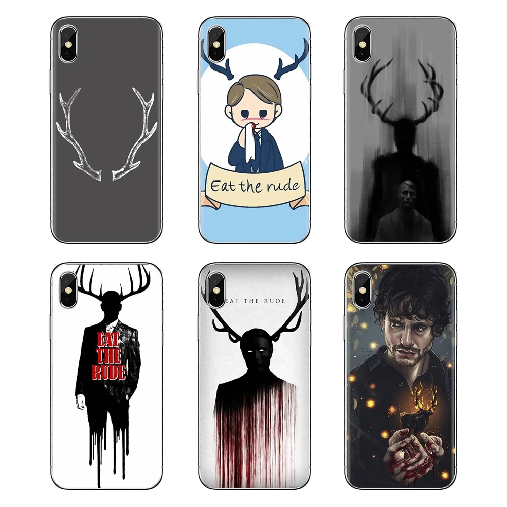 Eat the Rude Hannibal Fannibal прозрачные мягкие чехлы для Xiaomi Redmi 4A S2 Note 3 3S 4 4X5 Plus 6 7 6A Pro Pocophone F1 |