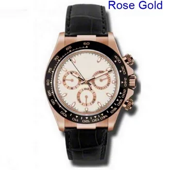 

luxury watches men 39mm AAA DAYTONA automatic sweeping watch No battery leather strap small dials work wristwatch rolexable R1