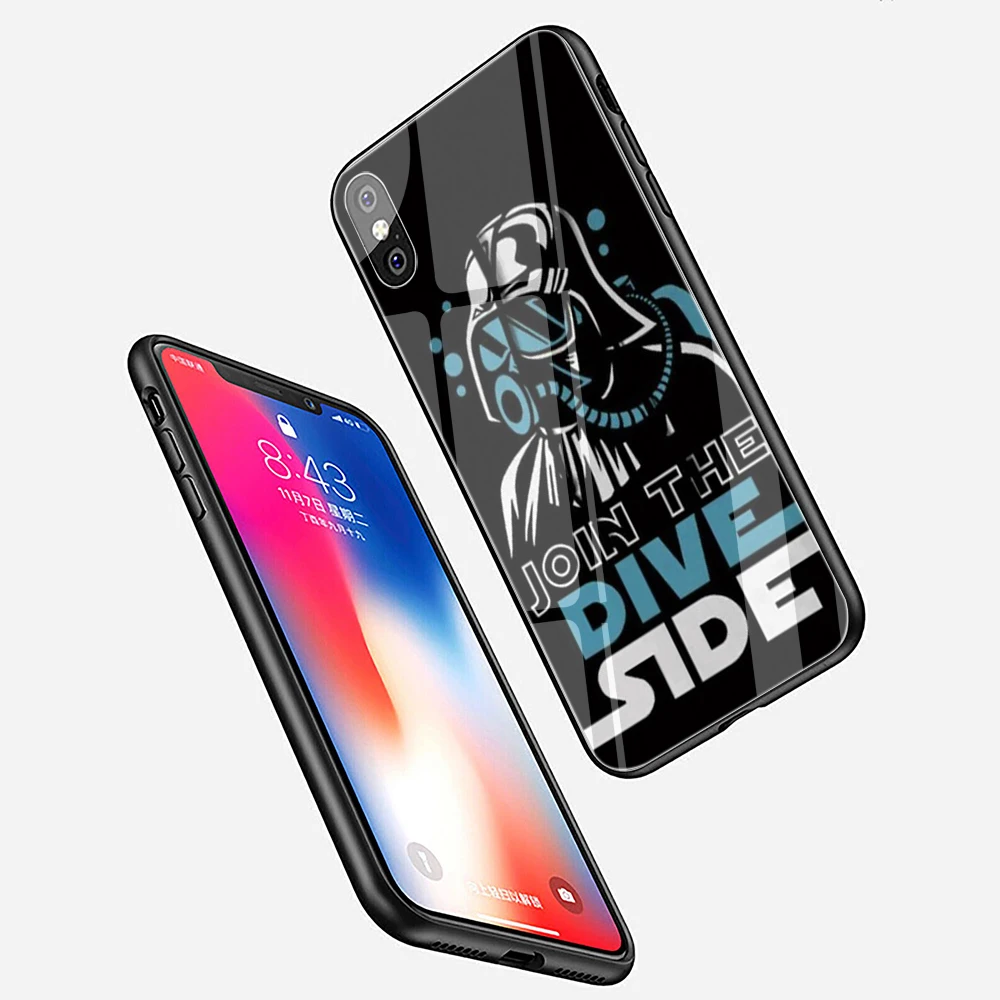 Чехол из закаленного стекла для iPhone 5 5S 6 6S Plus 7 8 Plus X XS XR 11 Pro Max