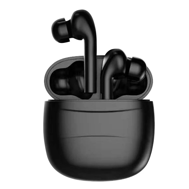 Лидер продаж Беспроводной Bluetooth наушники Шум снижение Водонепроницаемый с зарядный чехол для занятий спортом - Цвет: Black