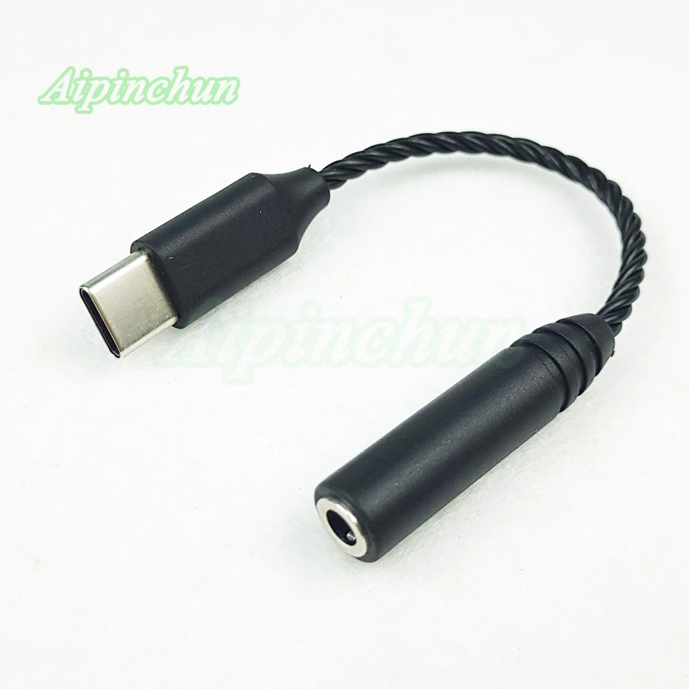 

USB Type C to 3.5mm Earphone Jack Adapter Headphone AUX Audio Cable Converter for Huawei P30 pro Xiaomi Mi 9 8 se Oneplus 7 pro