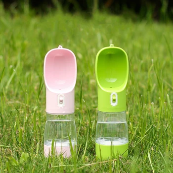 

Outdoor Walking Travel Supplies Pet Dog Water Bottle Portable Drinking Water Feeder Bowl Dog Cat Food Feeding For Puppy Dog Cat