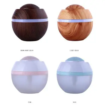 

Creative Wood Grain Aroma Humidifier Usb Colorful At Home Night Light Mini Air Purification Humidifier