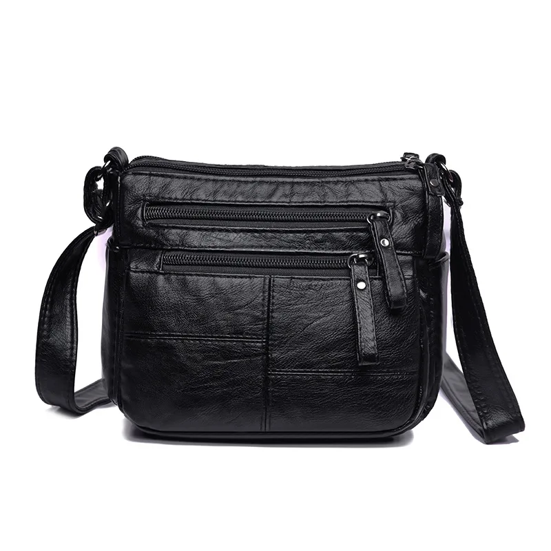 

Washed Leather Shoulder Bag Women's 2019 New Style Fashion Korean-style Mini Shoulder Bag Soft Leather Versatile Fashion Women's