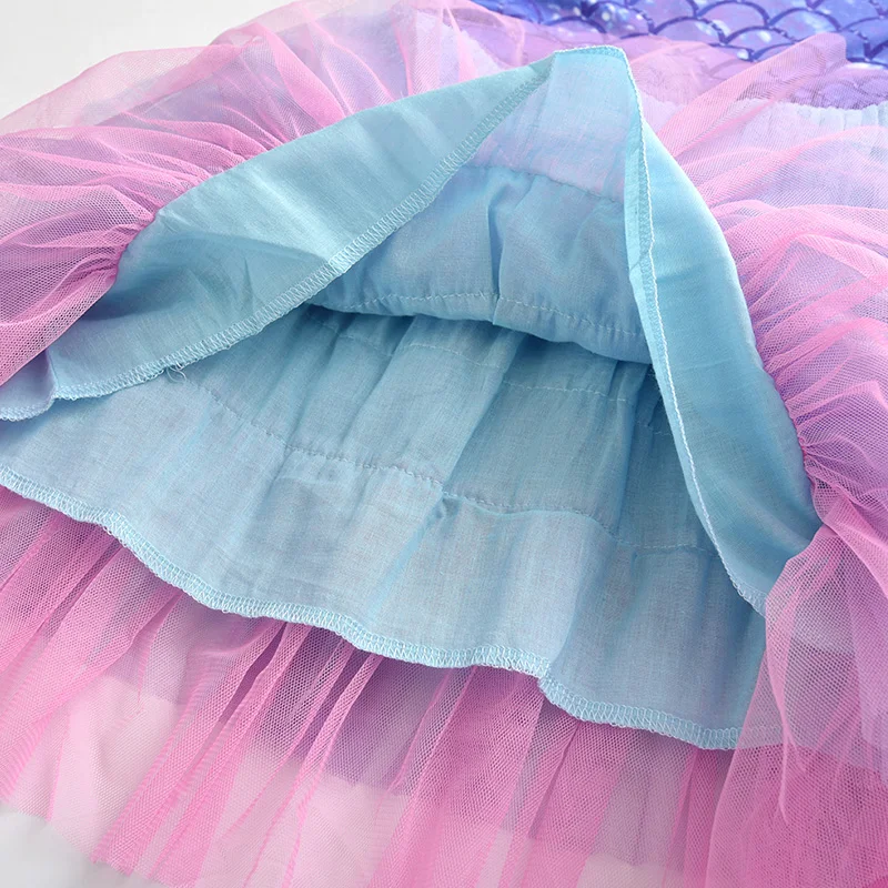 Baby Girls Dresses Summer Sleeveless Tulle Dress for Girls Kids Princess Party Costumes Cartoon Dresses for Children