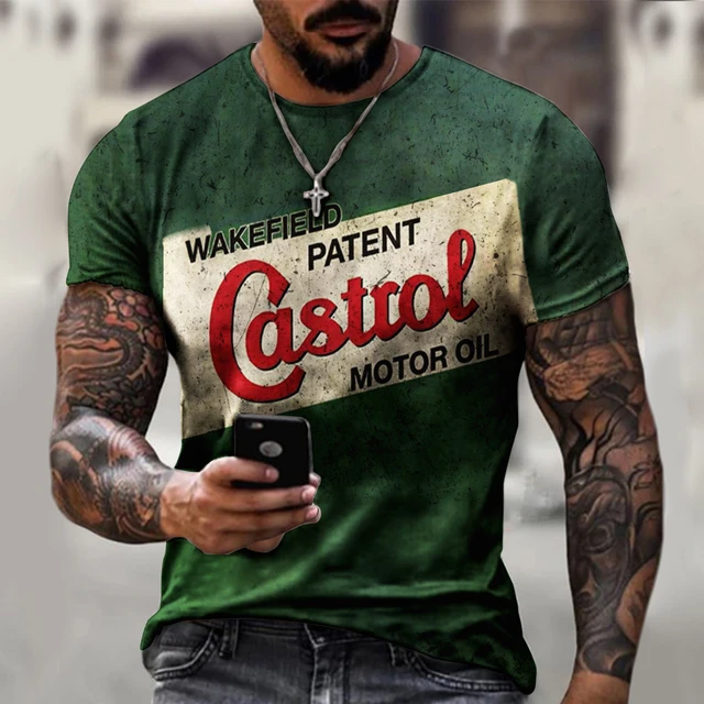 3d Tshirts For Men Vintage Casual T-shirt Street Fashion Men Monogram Printed T-shirt Short-sleeved Loose Oversized T-shirt Tops TYZ00036GC