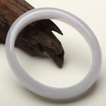 

Zheru Jewelry Natural Burmese Jadeite Light Purple 54-64mm Bracelet Elegant Princess Jewelry For Mom For Girlfriend