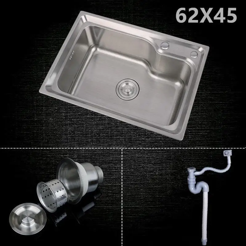 Version N Banheiro Lavandino Acero Inoxidable Escurridor портативная кухонная раковина Lavabo Cuba Pia Cozinha Fregadero De Cocina для мытья овощей - Цвет: Version N