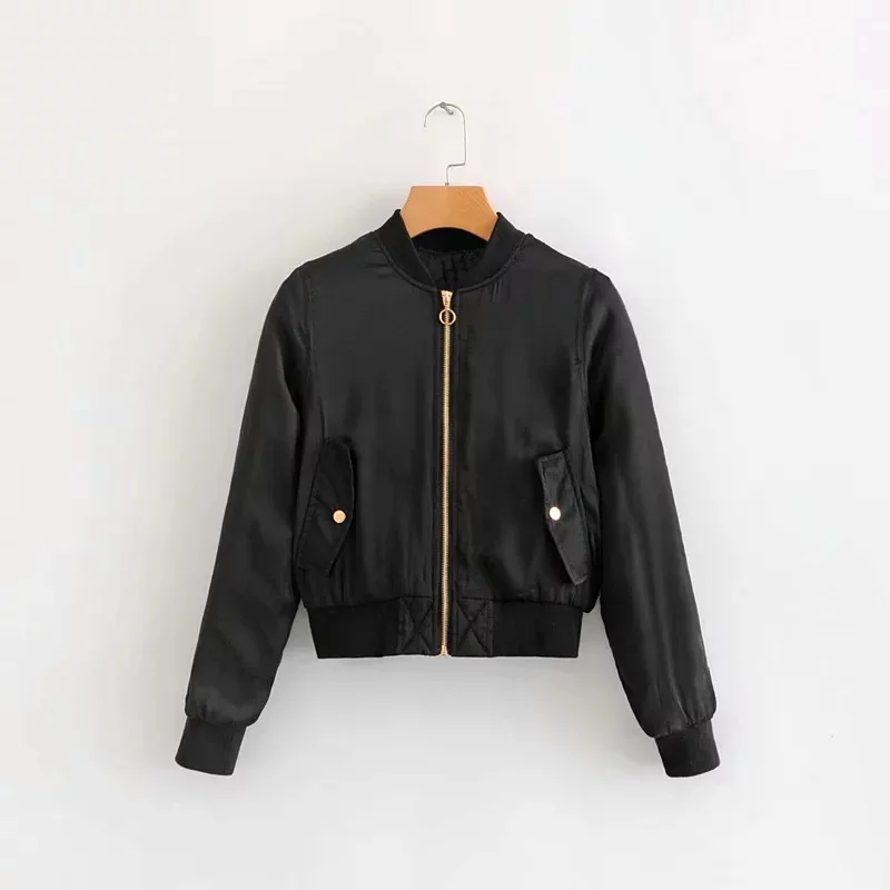 AliExpress EBay осень стиль Европа и Америка женское платье стеганая куртка пилота Женская
