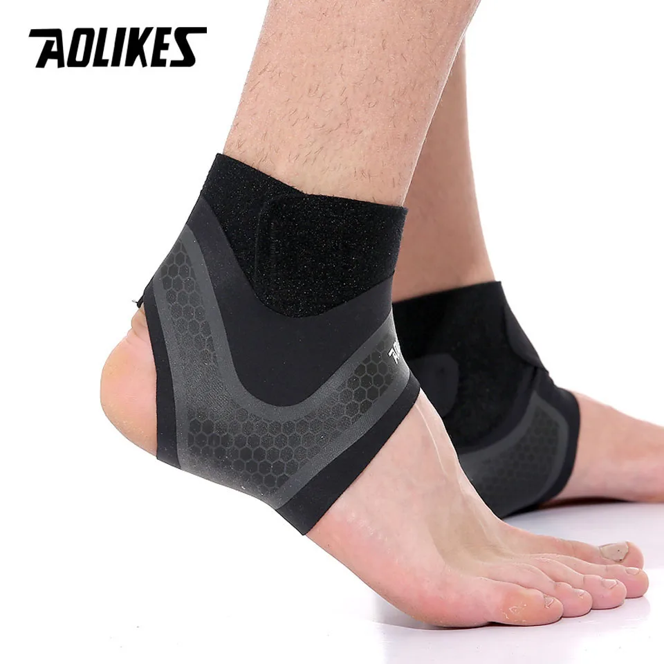 AOLIKES 1 шт. Новинка эластичная поддержка голеностопа Регулируемый дышащий