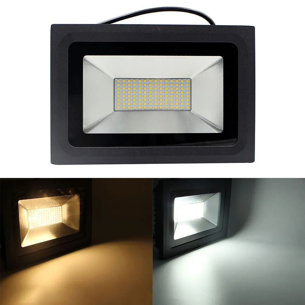 Тонкий 60 Вт сад 112LED прожектор светильник Тонкий Водонепроницаемый 180-240 в безопасности точечный светильник