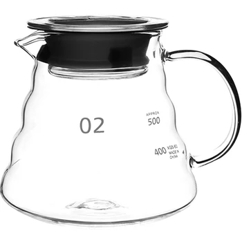 

Large Espresso Mocha Coffee Pot Glass Milk Frothing Jug Barista Italian Coffee Pouring Pitcher Turkey Glass Coffee Pots II50KFH