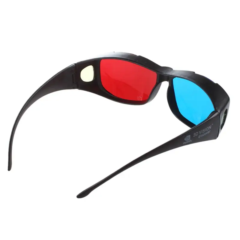 IG-Red-blue / Cyan Anaglyph Simple Style 3d Glasses 3d Movie Game-extra Upgrade Style (2Pcs With Different Style)