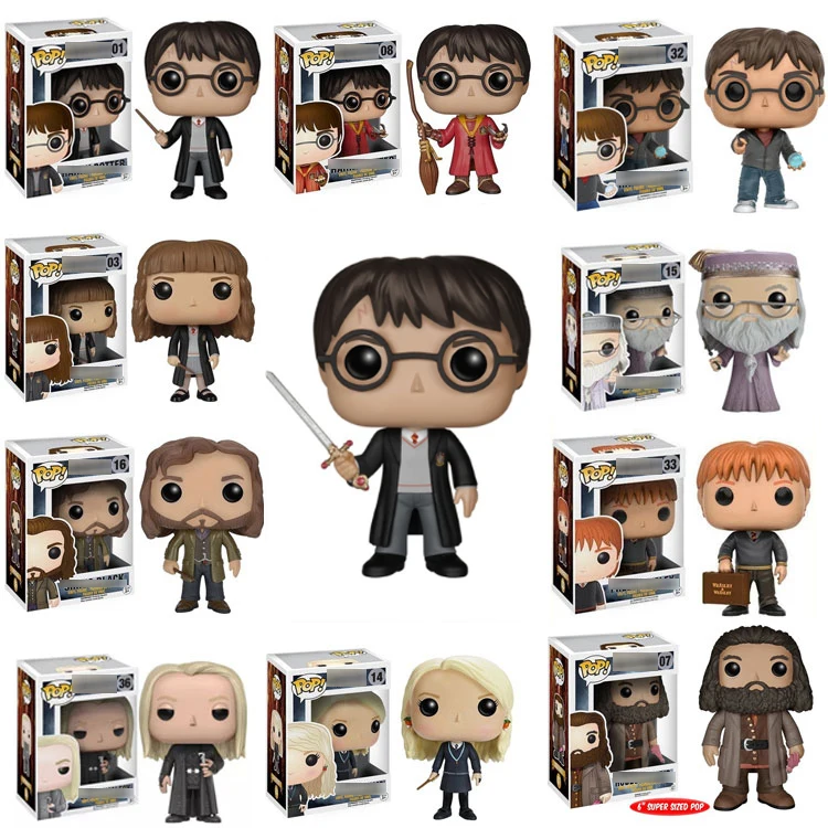 Funko Pop Harri Potter с мечом HermioneElf Dobby кукла ручной украшения модель игрушки Рождественский подарок
