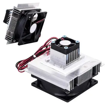 

25*120*100mm 60W Thermoelectric Refrigeration Cooling System Kit Cooler Fan DIY
