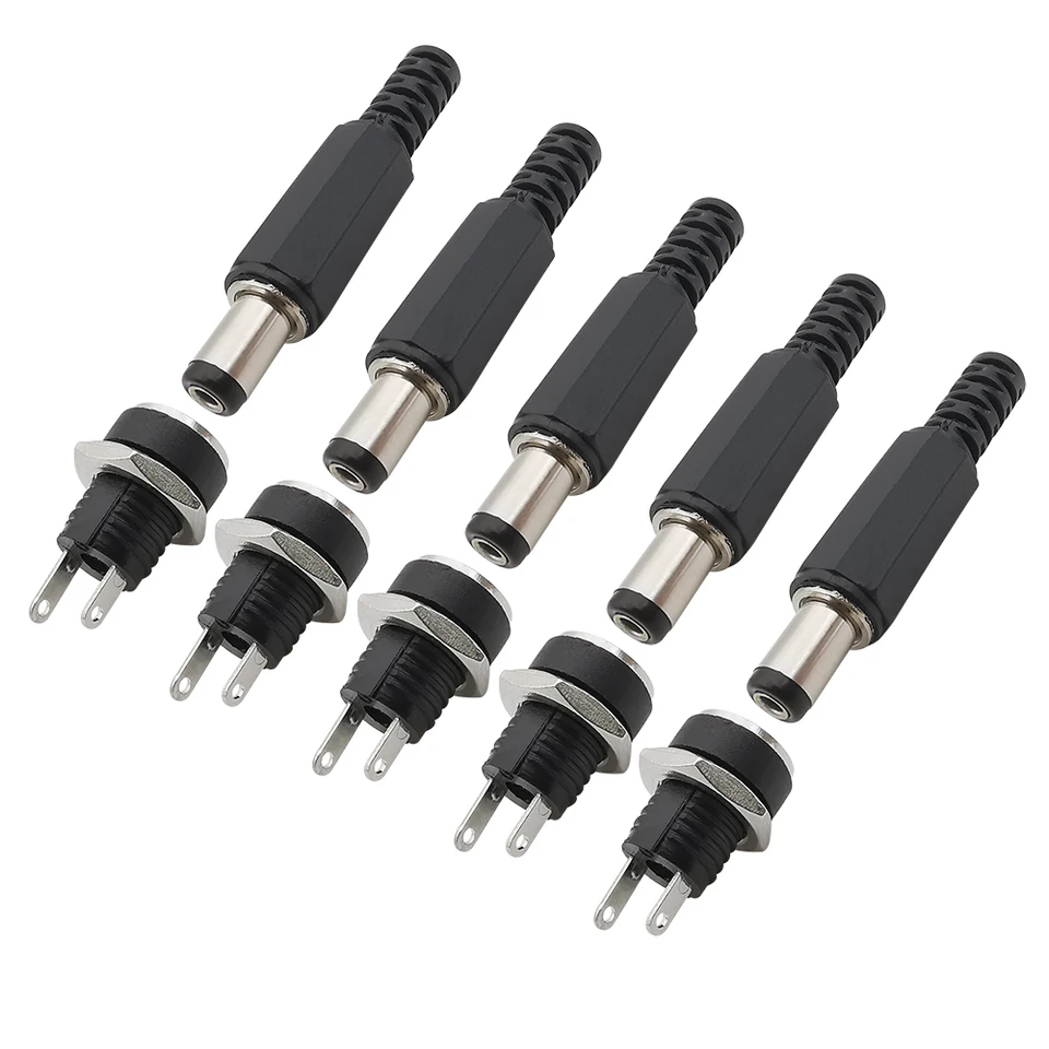 Lewttyer Lot de 6 prises DC Power Jack Socket feelle 55 x 21