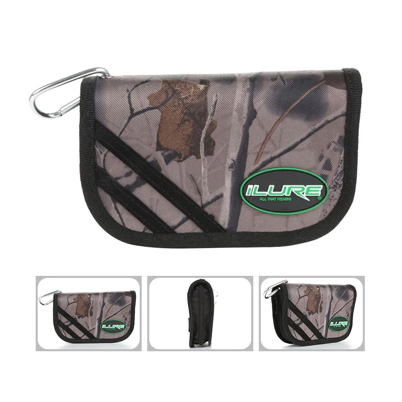 

Tapered Leader Line Storage Line Tippet Bag soft bait accessories key wallet Fly Fishing Tackles BagFishing