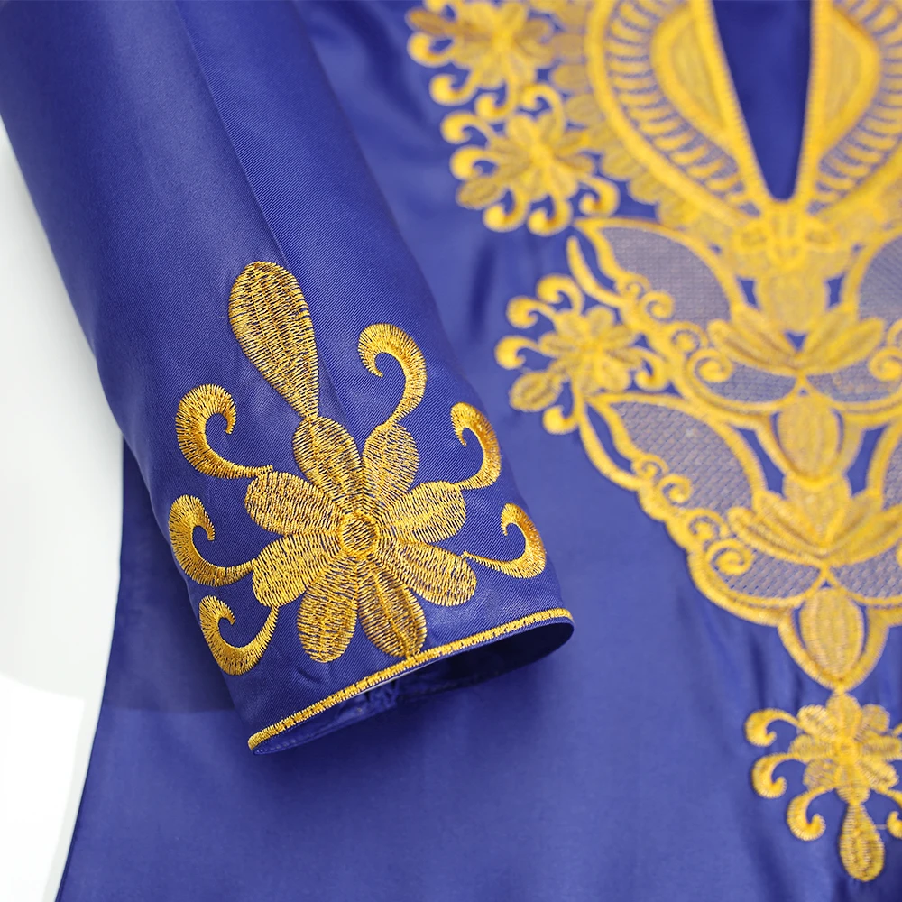Женские длинные платья в африканском стиле MD Bazin Dashiki традиционная одежда для ЮАР