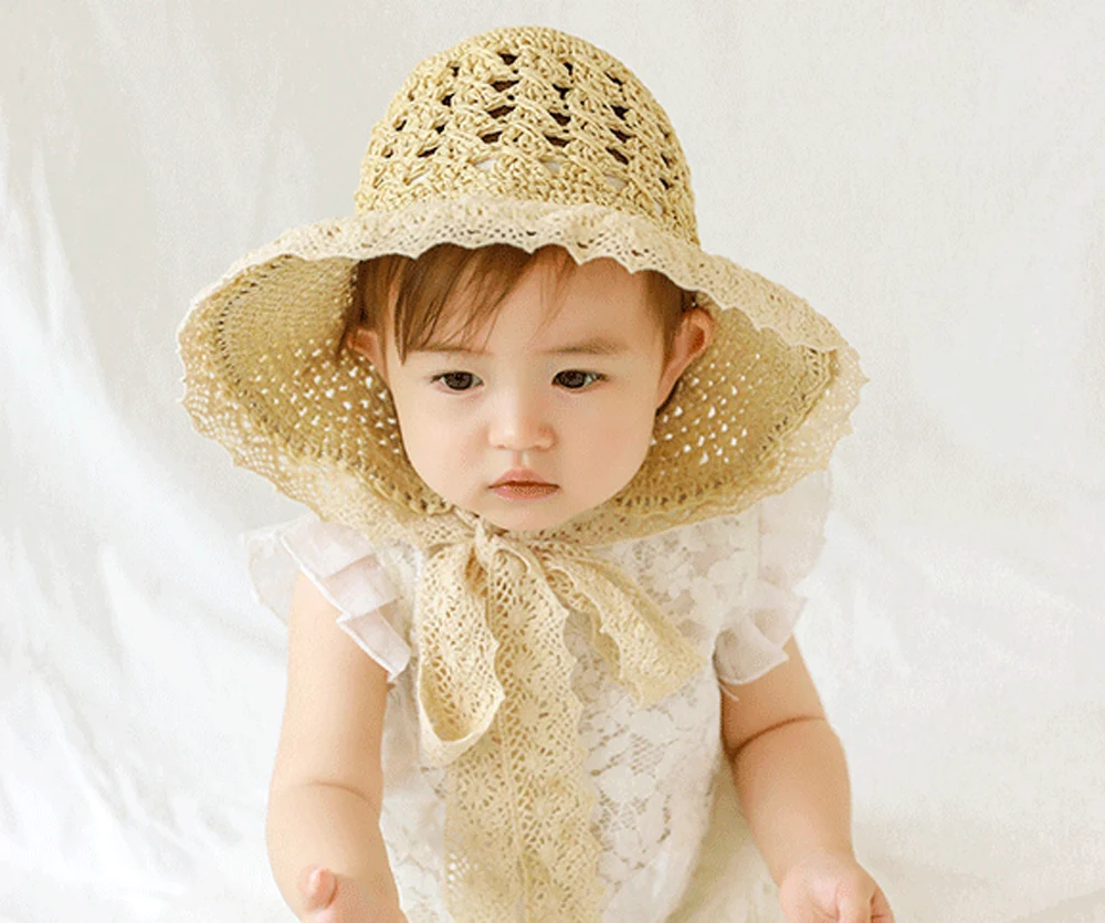 Соломенная шляпа с бантом для мальчиков 1 шт.|toddler cap|cap childrenchild hat cap |