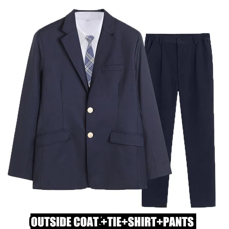 学生用制服,男の子と女の子用のセーラー服,和風ジャケット,英国スタイルのdkjkユニフォーム AliExpress Mobile