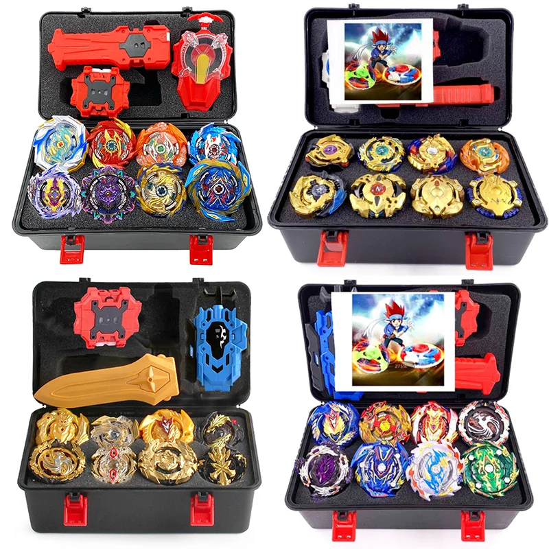 Волчок Beyblade Burst с лаунчером игрушка стартером и ареной металлический Бог