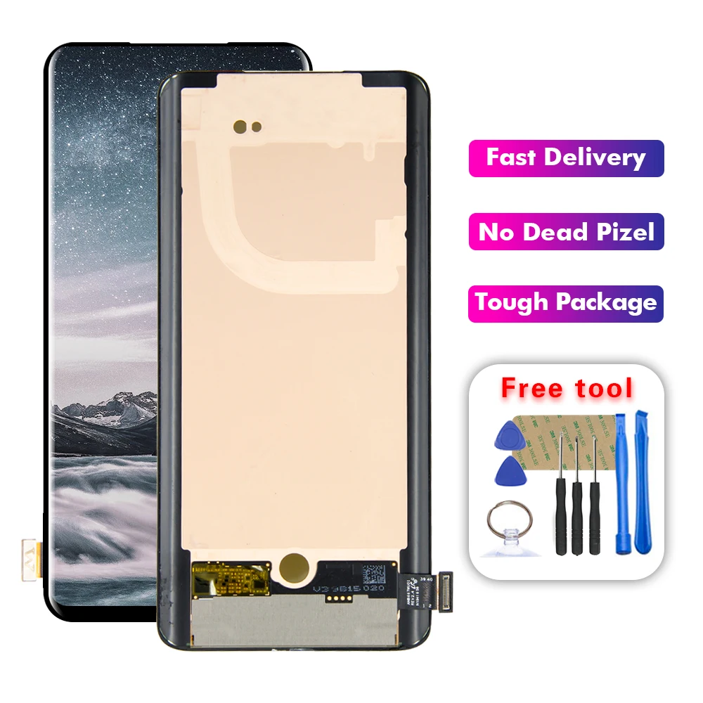 AMOLED-дисплей для Oneplus 7 Pro ЖК-дисплей сенсорный экран дигитайзер стекло в сборе One plus
