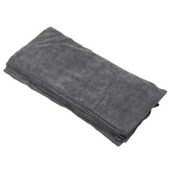 

Microfiber Kitchen Towels - Highly Absorbent Soft and Lint Free Dish Towels Gray